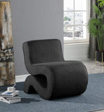 Desiree Contemporary Accent Chair with Soft Boucle Fabric for Stylish Living Room or Bedroom Decor