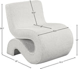 Desiree Contemporary Accent Chair with Soft Boucle Fabric for Stylish Living Room or Bedroom Decor
