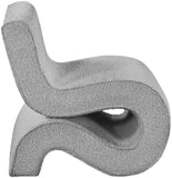 Desiree Contemporary Accent Chair with Soft Boucle Fabric for Stylish Living Room or Bedroom Decor