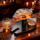 Galactic Cruiser Birthday Gifts for Men Dad, Galaxy Spaceship Whiskey Decanter Sets
