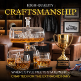 Motorcycle Decanter Whiskey & Wine Decanter Set 1100ml