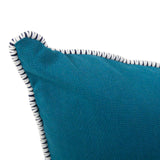 20 x 20 Outdoor Pillow with Dec Cord- Seascape Turquoise- Poly Insert