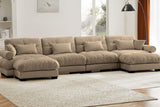 CLOUDIES 173" 4 Seater Sofa with 2 Ottomans