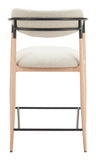 Equinox Counter Stool Oyster Gray & Natural