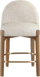 Torino - Counter Stool With Brushed Brown Base