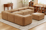 HARMONY 142" 6-Seater Sectional Sofa with Arm