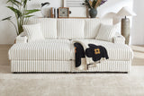 ZYLO 84" Loveseat with 2 Ottomans