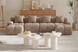 NEXO 135" 4-Seater Sofa with 2 Ottomans