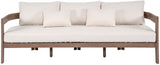 Newport - Water Resistant Fabric 86.75" Upholstered Outdoor Patio Sofa