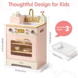 ROBUD Wooden Pink Dishwasher