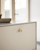 DESIGN1038 Matte Black Cabinet Knobs | Solid Metal Drawer Knobs for Cabinets