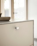 DESIGN2828 Matte Black Square Cabinet Knobs | Single Hole Drawer Knobs for Cabinets