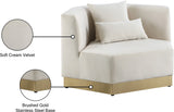 Marquis Velvet Chair - Cozy Contemporary Design with Plush Pillows and Stylish Gold Base for Living Rooms