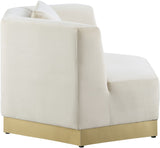 Marquis Velvet Chair - Cozy Contemporary Design with Plush Pillows and Stylish Gold Base for Living Rooms