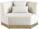 Marquis Velvet Chair - Cozy Contemporary Design with Plush Pillows and Stylish Gold Base for Living Rooms