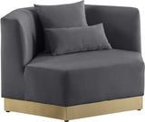 Marquis Velvet Chair - Cozy Contemporary Design with Plush Pillows and Stylish Gold Base for Living Rooms