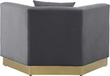 Marquis Velvet Chair - Cozy Contemporary Design with Plush Pillows and Stylish Gold Base for Living Rooms