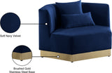 Marquis Velvet Chair - Cozy Contemporary Design with Plush Pillows and Stylish Gold Base for Living Rooms