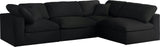 Serene Modular Sectional Sofa for Ultimate Comfort - Soft Linen Texture with Overstuffed Cushions