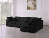 Serene Modular Sectional Sofa for Ultimate Comfort - Soft Linen Texture with Overstuffed Cushions