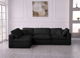 Serene Modular Sectional Sofa for Ultimate Comfort - Soft Linen Texture with Overstuffed Cushions