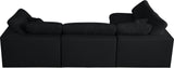 Serene Modular Sectional Sofa for Ultimate Comfort - Soft Linen Texture with Overstuffed Cushions