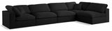 Serene Modular Sectional Sofa for Ultimate Comfort - Soft Linen Texture with Overstuffed Cushions