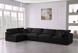 Serene Modular Sectional Sofa for Ultimate Comfort - Soft Linen Texture with Overstuffed Cushions