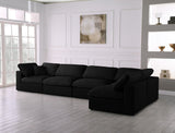 Serene Modular Sectional Sofa for Ultimate Comfort - Soft Linen Texture with Overstuffed Cushions