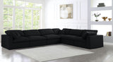 Serene Modular Sectional Sofa for Ultimate Comfort - Soft Linen Texture with Overstuffed Cushions