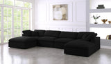 Serene Modular Sectional Sofa for Ultimate Comfort - Soft Linen Texture with Overstuffed Cushions