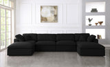Serene Modular Sectional Sofa for Ultimate Comfort - Soft Linen Texture with Overstuffed Cushions