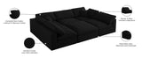 Serene Modular Sectional Sofa for Ultimate Comfort - Soft Linen Texture with Overstuffed Cushions