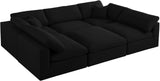 Serene Modular Sectional Sofa for Ultimate Comfort - Soft Linen Texture with Overstuffed Cushions