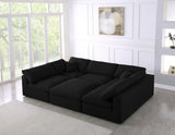 Serene Modular Sectional Sofa for Ultimate Comfort - Soft Linen Texture with Overstuffed Cushions