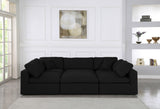 Serene Modular Sectional Sofa for Ultimate Comfort - Soft Linen Texture with Overstuffed Cushions