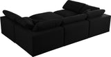 Serene Modular Sectional Sofa for Ultimate Comfort - Soft Linen Texture with Overstuffed Cushions