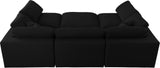 Serene Modular Sectional Sofa for Ultimate Comfort - Soft Linen Texture with Overstuffed Cushions