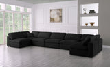 Serene Modular Sectional Sofa for Ultimate Comfort - Soft Linen Texture with Overstuffed Cushions