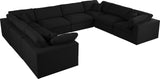 Serene Modular Sectional Sofa for Ultimate Comfort - Soft Linen Texture with Overstuffed Cushions
