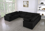 Serene Modular Sectional Sofa for Ultimate Comfort - Soft Linen Texture with Overstuffed Cushions