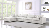 Serene Modular Sectional Sofa: Luxurious Black Linen Fabric & Plush Comfort for Modern Living Spaces