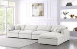 Serene Modular Sectional Sofa: Luxurious Black Linen Fabric & Plush Comfort for Modern Living Spaces