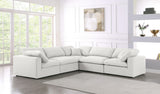 Serene Modular Sectional Sofa: Luxurious Black Linen Fabric & Plush Comfort for Modern Living Spaces