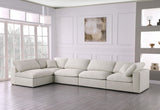 Serene Modular Sectional Sofa: Luxurious Black Linen Fabric & Plush Comfort for Modern Living Spaces