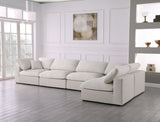 Serene Modular Sectional Sofa: Luxurious Black Linen Fabric & Plush Comfort for Modern Living Spaces