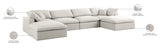 Serene Modular Sectional Sofa: Luxurious Black Linen Fabric & Plush Comfort for Modern Living Spaces