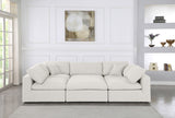 Serene Modular Sectional Sofa: Luxurious Black Linen Fabric & Plush Comfort for Modern Living Spaces