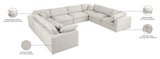 Serene Modular Sectional Sofa: Luxurious Black Linen Fabric & Plush Comfort for Modern Living Spaces