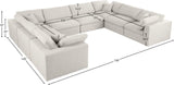 Serene Modular Sectional Sofa: Luxurious Black Linen Fabric & Plush Comfort for Modern Living Spaces